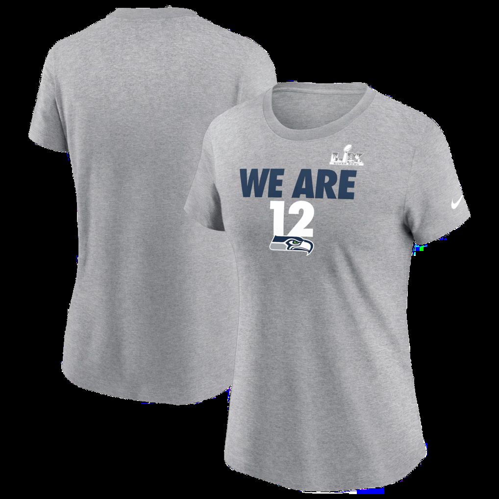 Men 2026 NFL Seattle Seahawks T-shirt grey 011